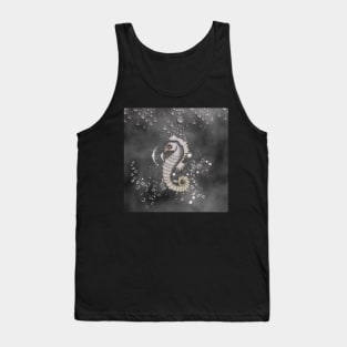Sweet little seahorse and bubbles Tank Top